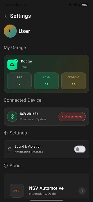 NSV Airflo Screenshot 2