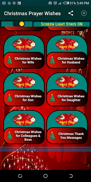 Christmas Prayer Wishes Screenshot 2