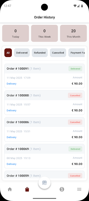 ZahirFood Delivery Screenshot 2