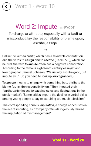 Verbal Advantage - Level 4 Screenshot 2