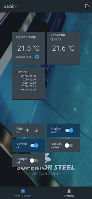 POOL CONTROL Screenshot 2