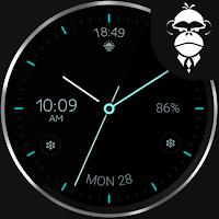 Minimal black v24 watch face