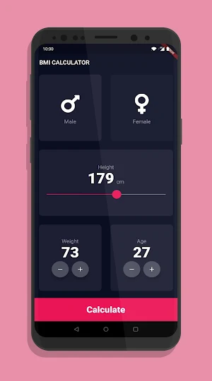 BODY MASS INDEX CALCULATOR Screenshot 0