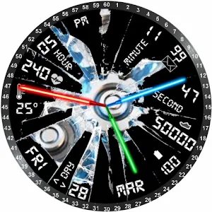Animated 3D Gyro Broken Watch Screenshot 0
