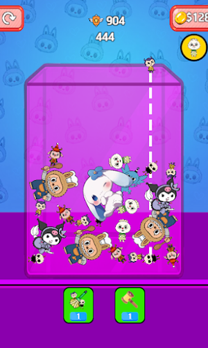 Labubu Merge Drop Puzzle Screenshot 1
