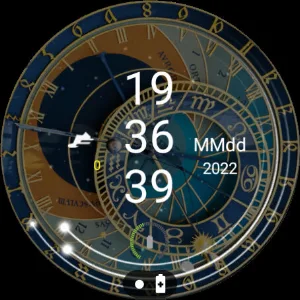 Clock Praga Animated WatchFace Screenshot 1