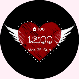 Love Heart Animated Watchfaces Screenshot 2