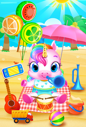 My Baby Unicorn - Magical Unicorn Pet Care Games Screenshot 2
