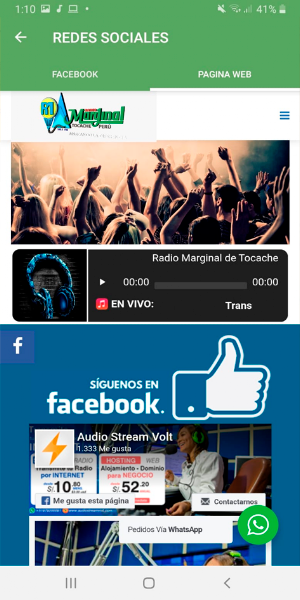 Radio Marginal de Tocache Screenshot 2
