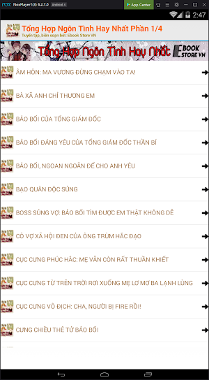 Tổng Hợp Ngôn Tình Hay Nhất 1/4 Screenshot 2