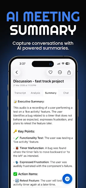 Noter AI - Meeting Note Taker Screenshot 1