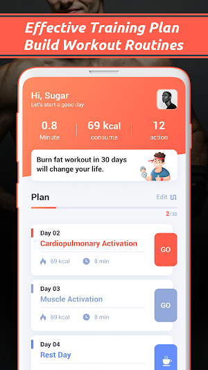 NoxFit, 30-Day Weight Loss, Home Workout, Fitness Screenshot 1