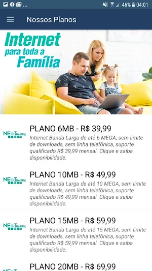 NetRápida Mais - Aplicativo Of Screenshot 3