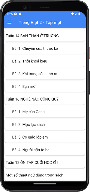 Tiếng Việt Lớp2 - Tập một Screenshot 1