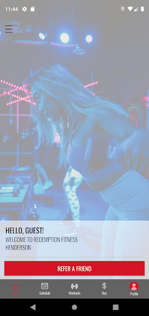 REDEMPTION Fitness Screenshot 1