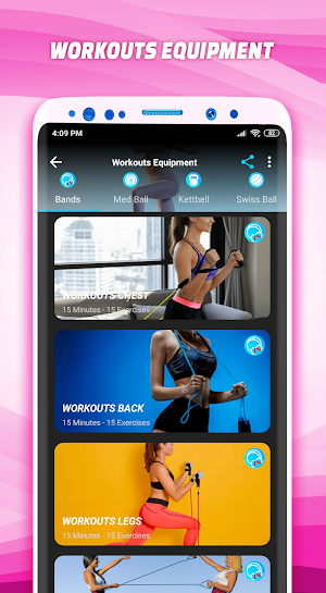 Workout For Women : Female Fitness Workout Screenshot 3