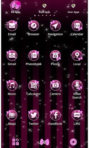 Ribbon wallpaper-Lady in Pink- Screenshot 1