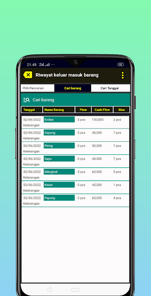 Catatan Stock Gudang V2 Screenshot 0