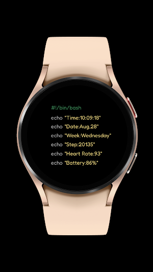 Program code watch face Screenshot 1