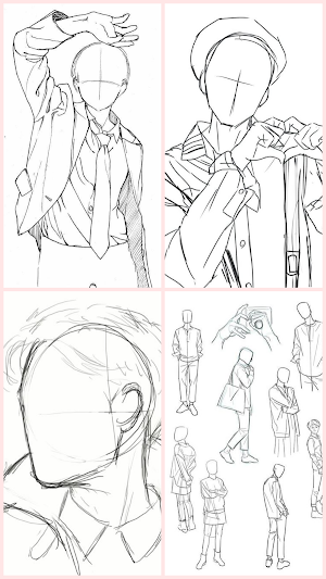 Anime Boy Drawing Design Ideas Screenshot 2