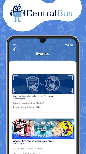 CentralBus Eventos Screenshot 2