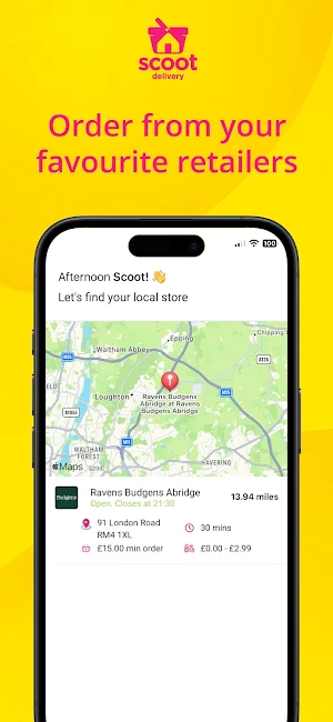 Scoot Delivery Screenshot 1