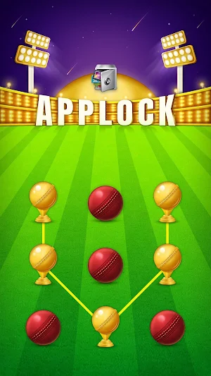 AppLock Theme Cricket Screenshot 0