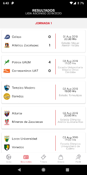 Leones Negros Oficial Screenshot 2