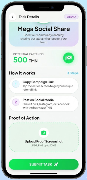Taskmine Network - TMN Screenshot 0