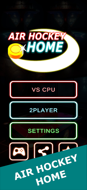 Air Hockey Home Screenshot 0