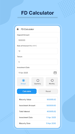 Loan EMI Calculator Screenshot 2