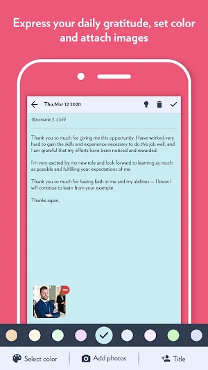 Delight: Gratitude Diary and Positive Affirmations Screenshot 2