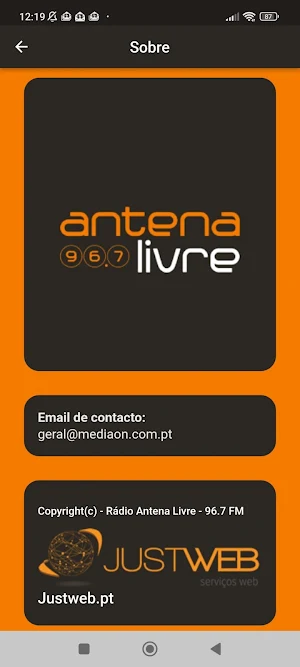 Rádio Antena Livre - 96.7 FM Screenshot 1