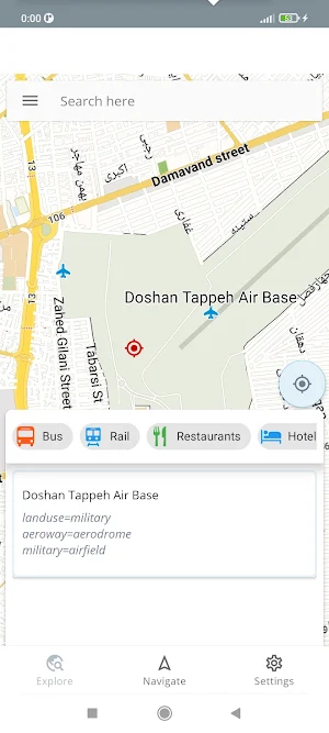 Tehran Iran Offline Map Screenshot 0