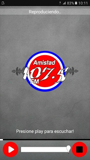 Amistad 107.5 FM Screenshot 0