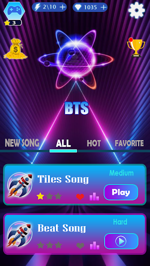 Bts Tiles Hop Screenshot 0