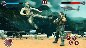 Army Battlefield Kung Fu Karate Fighting Screenshot 1