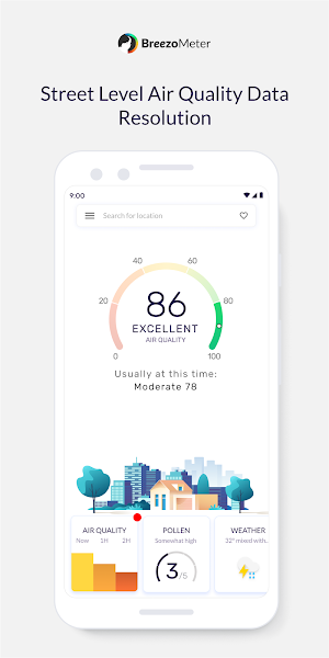 Air Quality Index BreezoMeter Screenshot 0