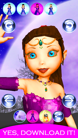 Princess Fairy Hair Salon Game Screenshot 2