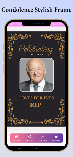Condolence Photo Frame Screenshot 2