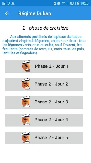 Régime Dukan recettes et detox Screenshot 2