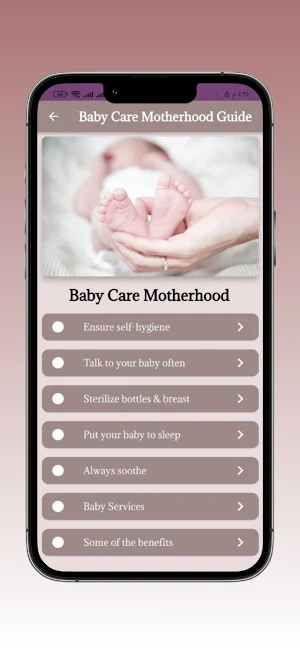 Baby Care Motherhood Guide Screenshot 3