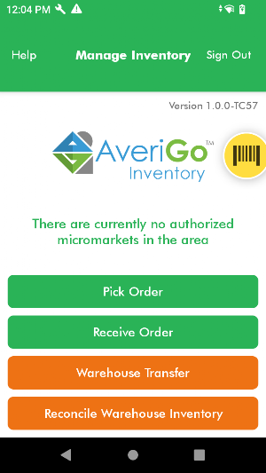 AveriGo Inventory TC Screenshot 0