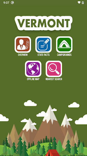 Vermont State RV Parks & Campgrounds Screenshot 1