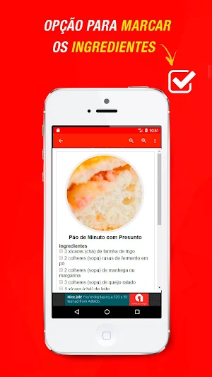 Receitas de Minuto Screenshot 2