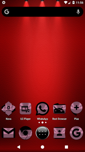 Lilac Purple & Black Icon Pack Screenshot 0