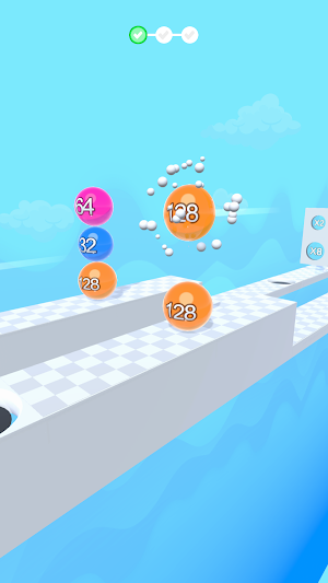 Jump Ball 2048 Screenshot 1