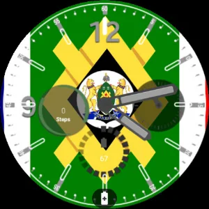 Johannesburgo Flag Watchface Screenshot 2