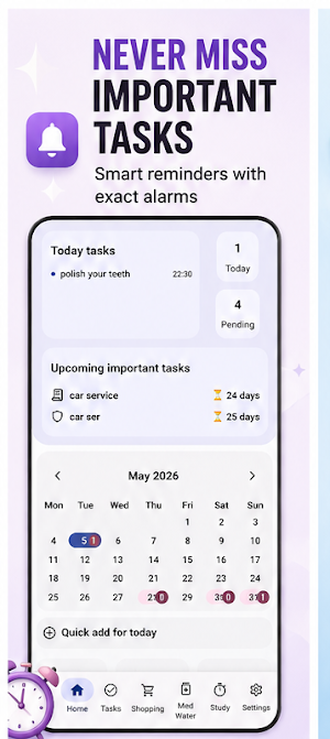 FD Reminder Alarm To Do List Screenshot 0