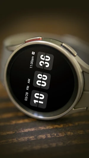 ZKin Watch Face Flip Clock Screenshot 2